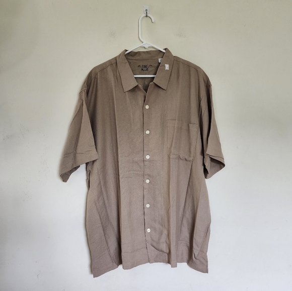 NEW Men's Bundle 2, 100% Silk Fore Golfwear Button-Up Shirts size XL - Picture 2 of 10